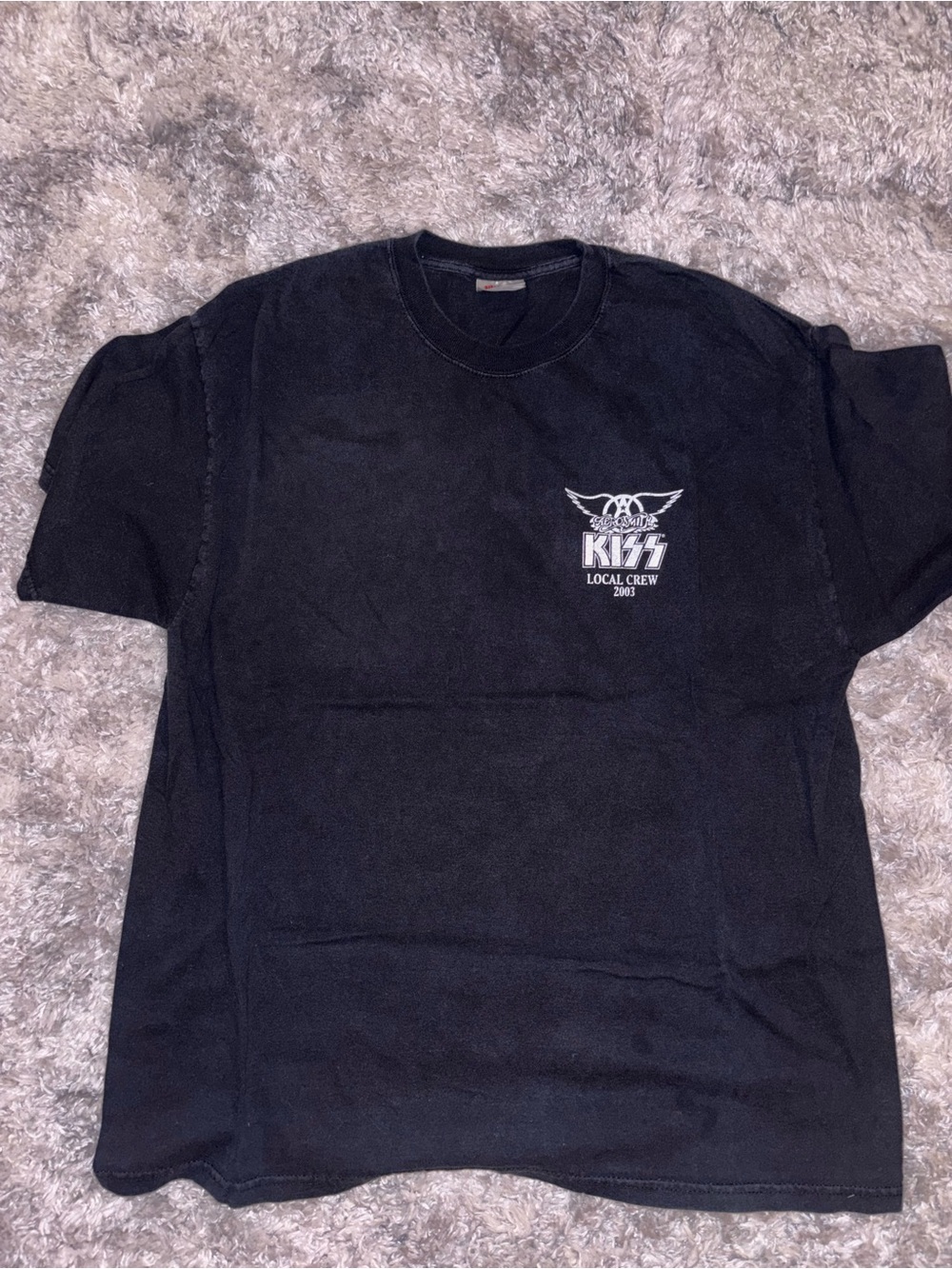 2003 Aerosmith & Kiss Local Crew T-Shirt